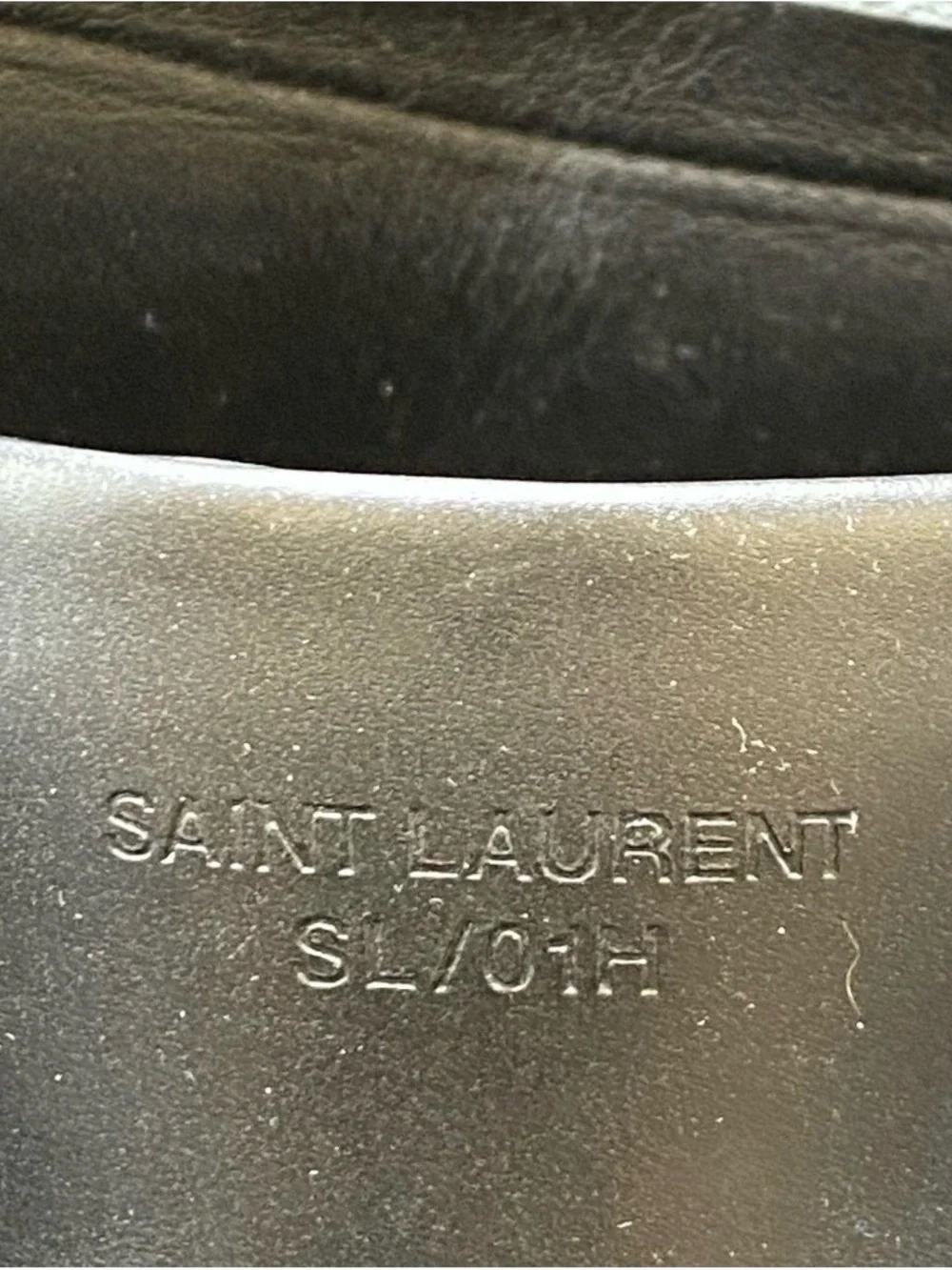 Saint Laurent Black Leather High-Top Sneakers with Gold Logo